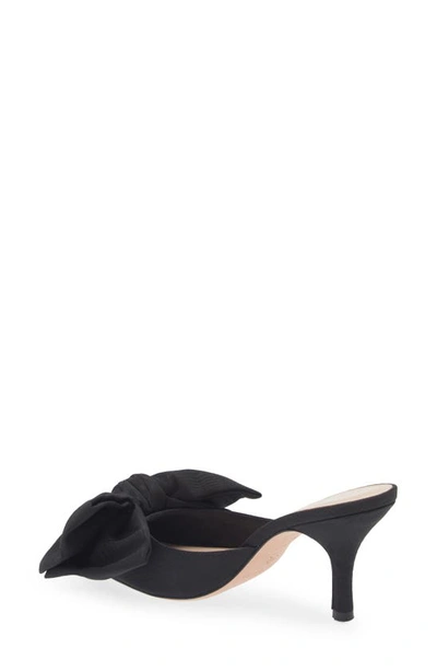 Loeffler Randall Margot Knotted Bow Pointed Toe Mule In Black