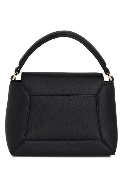 Strathberry Mosaic Nano Leather Top-handle Bag In Black
