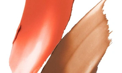 Stila Blush & Bronze Hydro-blur Cheek Duo Stick In Papaya And Tan