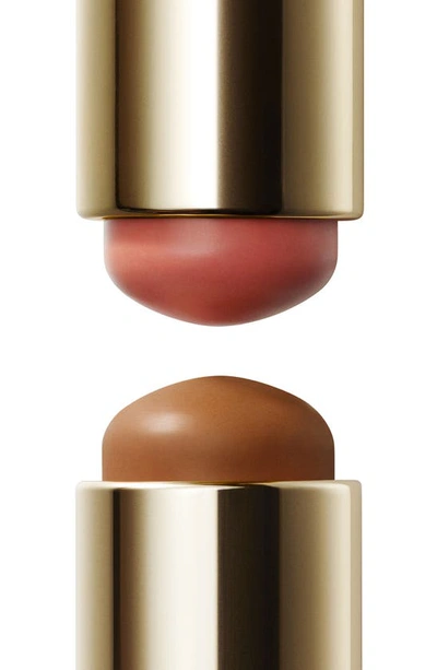 Stila Blush & Bronze Hydro-blur Cheek Duo Stick In Grapefruit And Caramel
