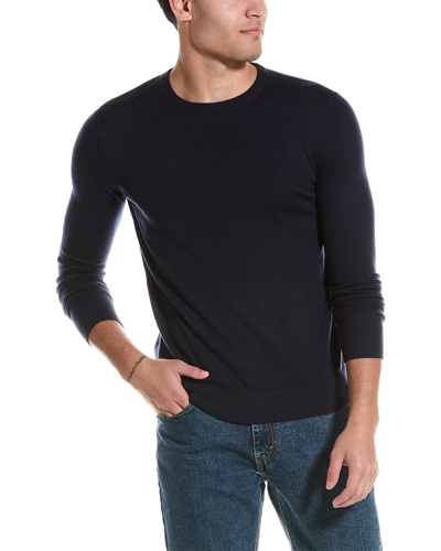 Shop Theory Riland Harman Wool-blend Sweater In Navy