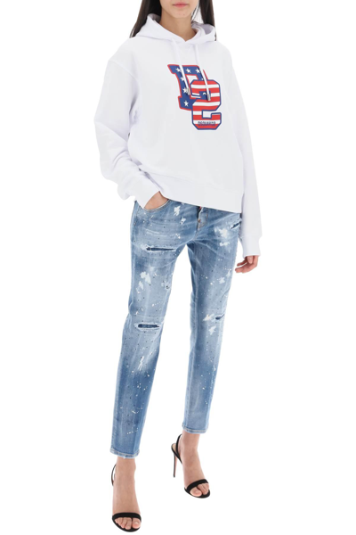 Shop Dsquared2 Cool Fit Hoodie With Graphic Print