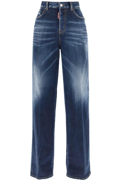 Shop Dsquared2 Dark Everyday Wash Traveller Jeans