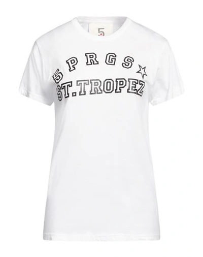 Shop 5 Progress Woman T-shirt White Size M Cotton