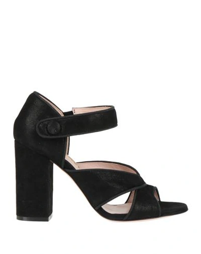 Shop Nenette Woman Sandals Black Size 8 Soft Leather