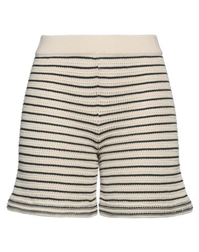Shop Mauro Grifoni Grifoni Woman Shorts & Bermuda Shorts Off White Size 8 Cotton