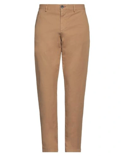 Shop Ps By Paul Smith Ps Paul Smith Man Pants Camel Size 34 Cotton, Elastane In Beige