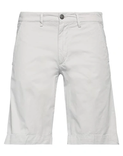 40weft Man Shorts & Bermuda Shorts Light Grey Size 28 Cotton In Grey