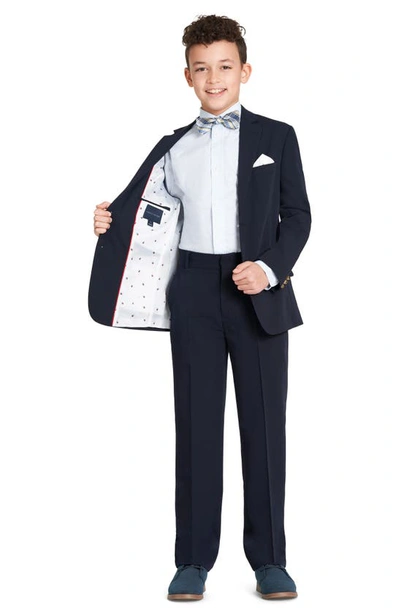 Tommy Hilfiger Kids' Alexander Stretch Blazer In Mast Navy