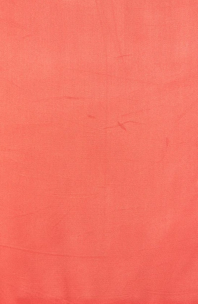 Vince Camuto Oversized Satin Pashmina Wrap In Georgia Peach