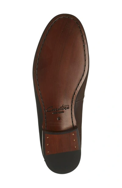 Shop Curatore Lucca Leather Penny Loafer In T. Moro