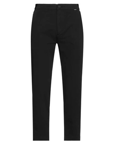 Shop Calvin Klein Man Pants Black Size M Cotton, Elastane