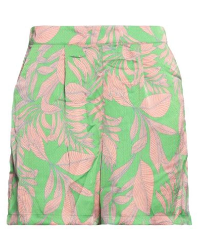 Shop Only Woman Shorts & Bermuda Shorts Light Green Size L Polyester