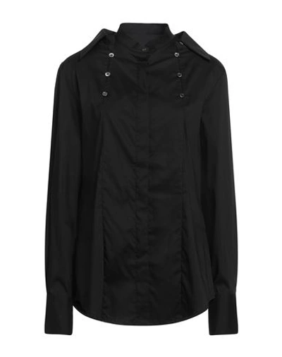 Shop Balossa Woman Shirt Black Size 8 Cotton, Nylon, Elastane