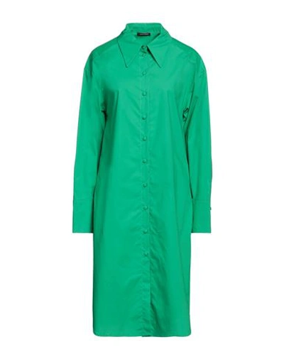 Shop Cristinaeffe Woman Shirt Green Size M Cotton
