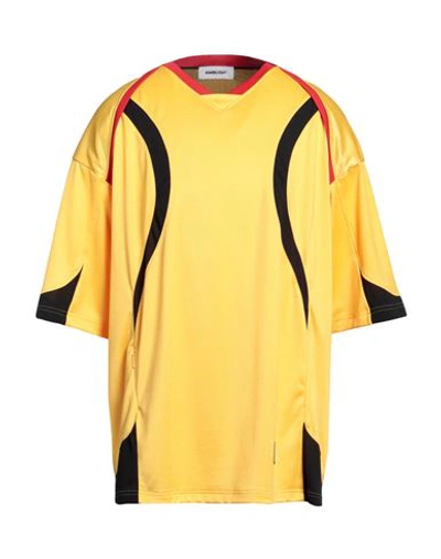 Shop Ambush Man T-shirt Yellow Size Xs Polyester
