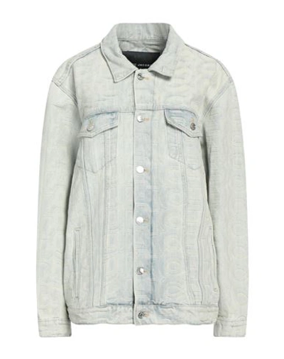 Shop Marc Jacobs Woman Denim Outerwear Blue Size M Cotton