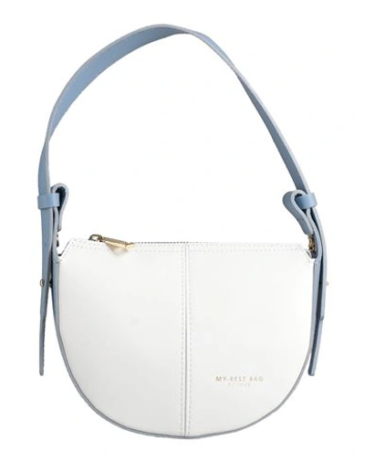 Shop My-best Bags Woman Handbag White Size - Leather