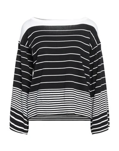 Shop Rossopuro Woman Sweater Black Size M Cotton