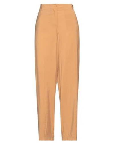 Shop Jijil Woman Pants Ocher Size 6 Viscose, Polyester In Yellow