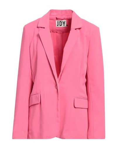 Shop Jacqueline De Yong Woman Blazer Magenta Size S Polyester