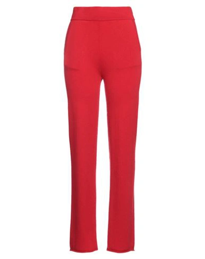 Shop Simonetta Ravizza Woman Pants Red Size M Cashmere
