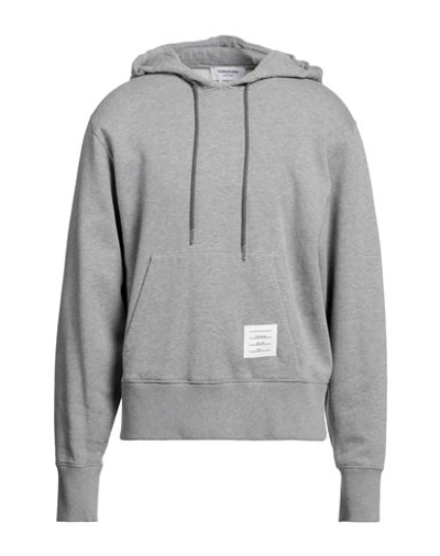 Shop Thom Browne Man Sweatshirt Light Grey Size 1 Cotton, Elastane