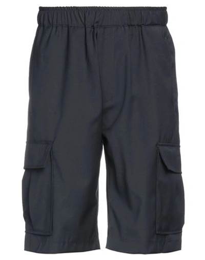 Shop Pmds Premium Mood Denim Superior Man Shorts & Bermuda Shorts Midnight Blue Size 32 Polyamide, Wool,