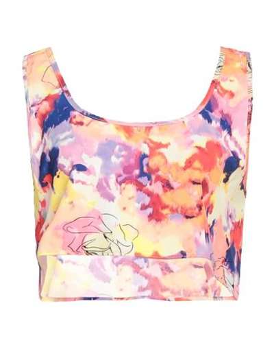 Gaelle Paris Gaëlle Paris Woman Top Orange Size S Polyester, Elastane In Orange