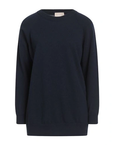 Shop Drumohr Woman Sweater Midnight Blue Size L Cashmere