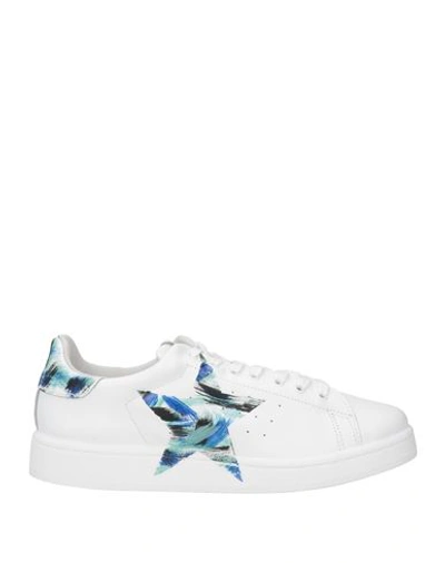 Nira Rubens Man Sneakers White Size 11 Soft Leather In White