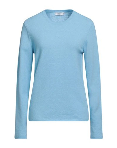Shop Closed Woman Sweater Light Blue Size L Wool, Nylon