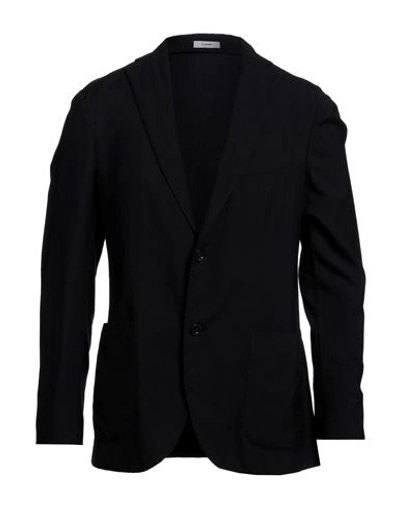 Shop Boglioli Man Blazer Black Size 38 Wool, Silk