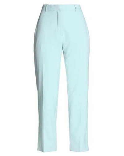 Shop Ottod'ame Woman Pants Turquoise Size 6 Polyester, Viscose, Elastane In Blue