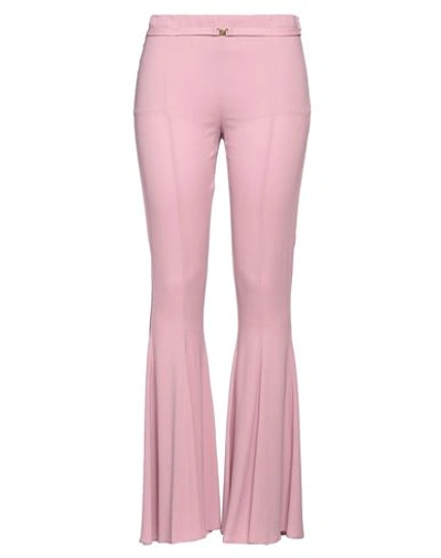 Shop Blumarine Woman Pants Pastel Pink Size 4 Viscose, Elastane