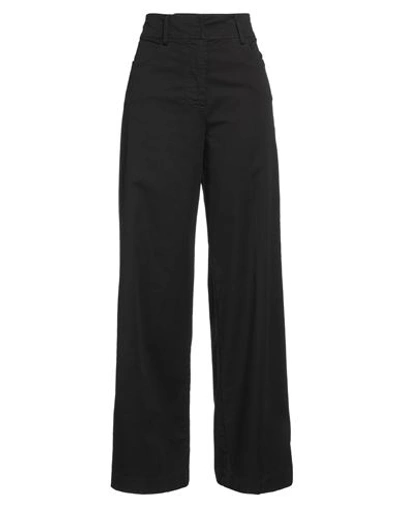 Shop Yuko Woman Pants Black Size 10 Cotton, Elastane