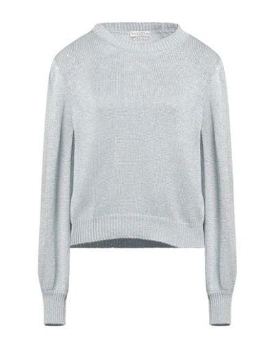 Shop Ballantyne Woman Sweater Sky Blue Size 4 Cotton, Polyester