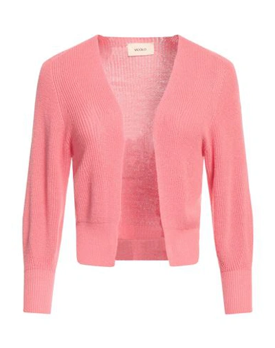 Shop Vicolo Woman Cardigan Pink Size Onesize Viscose, Polyamide
