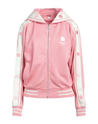 Shop Kenzo Woman Sweatshirt Pink Size M Polyester, Viscose, Elastane, Polyamide
