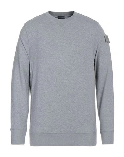 Shop Paul & Shark Man Sweatshirt Light Grey Size M Cotton, Elastane