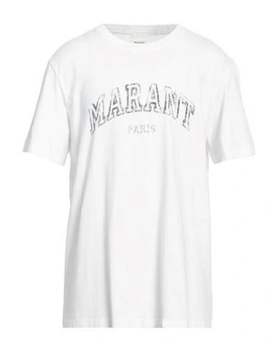 Shop Isabel Marant Man T-shirt White Size L Cotton