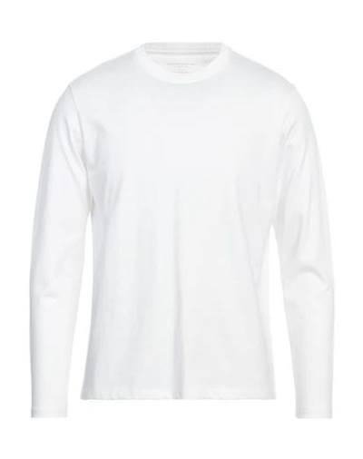 Shop Majestic Filatures Man T-shirt White Size 1 Organic Cotton