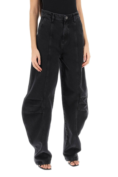 Shop Rotate Birger Christensen Rotate Baggy Jeans With Curved Leg