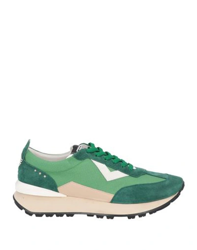 Shop 4b12 Man Sneakers Green Size 9 Soft Leather