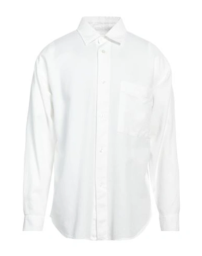 Shop Amish Man Shirt White Size M Cotton