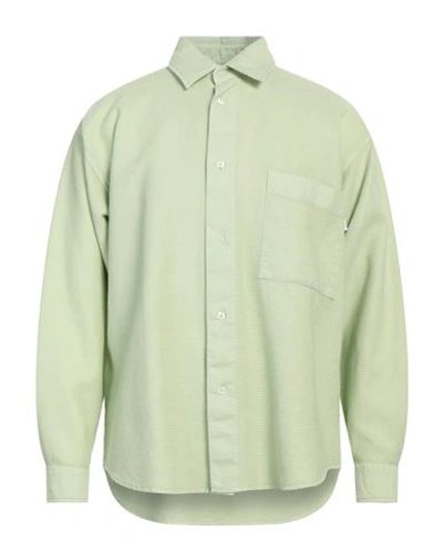 Shop Amish Man Shirt Light Green Size L Cotton