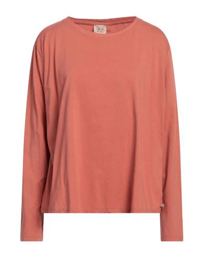 Shop Même Road Woman T-shirt Pastel Pink Size 8 Cotton