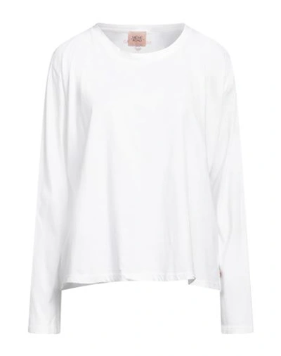 Shop Même Road Woman T-shirt White Size 4 Cotton