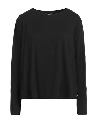 Shop Même Road Woman T-shirt Black Size 6 Cotton