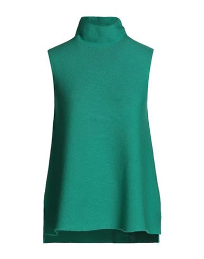 Shop Christian Wijnants Woman Turtleneck Green Size S Merino Wool